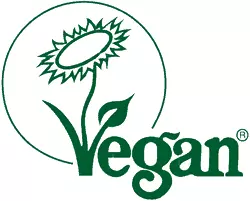 Registered with/by the Vegan Society