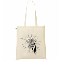 Amazingy - Organic cotton tote bag | Messy Hair - image 1 | Amazingy