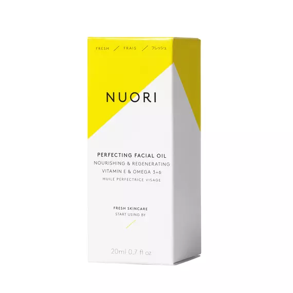 Nuori Perfecting Facial Oil Packaging