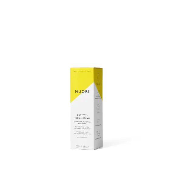 Nuori Protect + Facial Cream Packaging