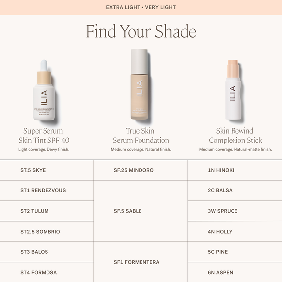 ILIA Beauty - Skin Rewind Complexion Stick - Extra Light to Very Light Grid