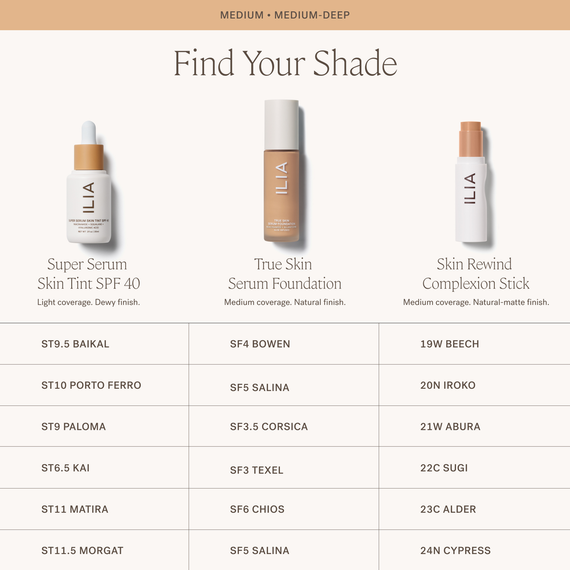 ILIA Beauty - Skin Rewind Complexion Stick - Medium to Medium Deep Grid