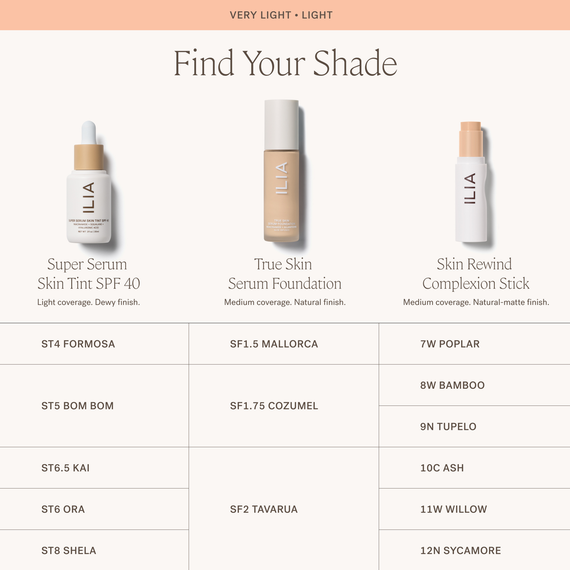 ILIA Beauty - Skin Rewind Complexion Stick - Very Light to Light Grid