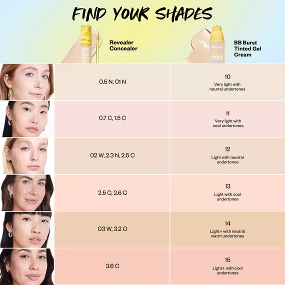 Kosas_ BB + CONCEALER LIGHT TONES