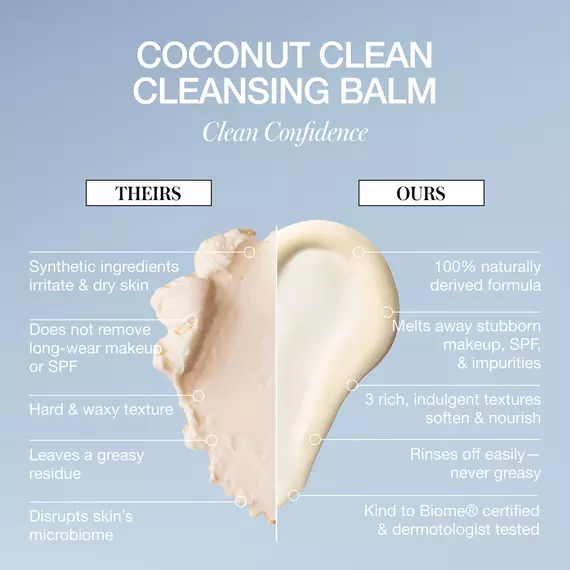 rms beauty - Coconut Clean Cleansing Balm-TheirsVSOurs