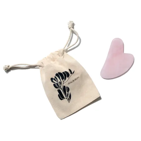 absolution le gua sha rose quartz stone
